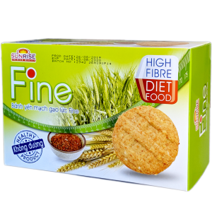 Bánh ăn kiêng yến mạch gạo lứt FINE 178 g